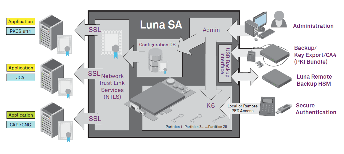 Luna SA 5.0 架构图