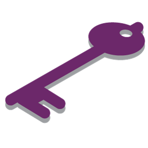 紫色保护密钥图标